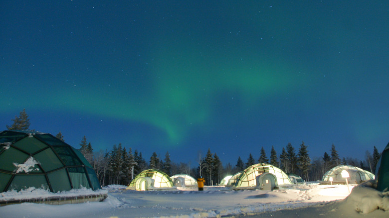 Kakslauttanen Resort's glass igloos