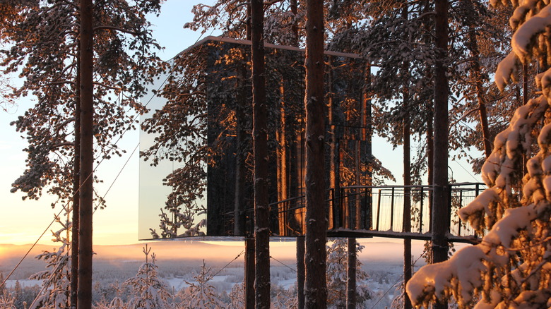 Mirrorcube at Treehotel