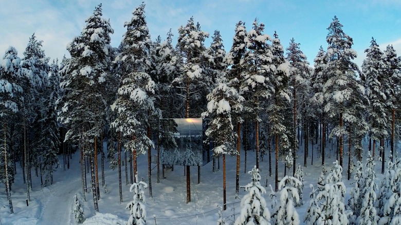 Mirrorcube at Treehotel