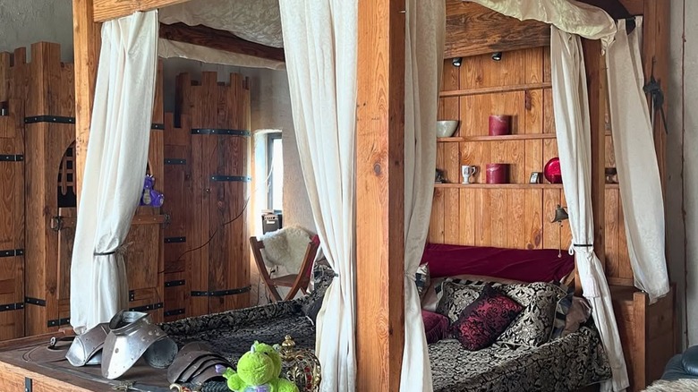 Medieval bedroom at Newman's Castle