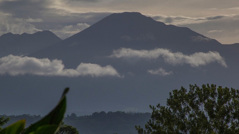 View of a volcano from Upala, Costa Rica