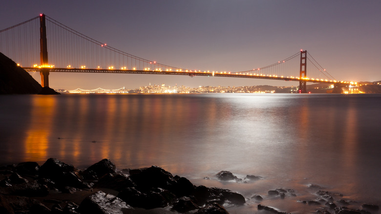 Evening overlooking Golden Gate Bridge