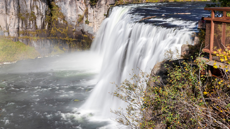 Mesa Falls on Henrys Fork, just outside of St. Anthony