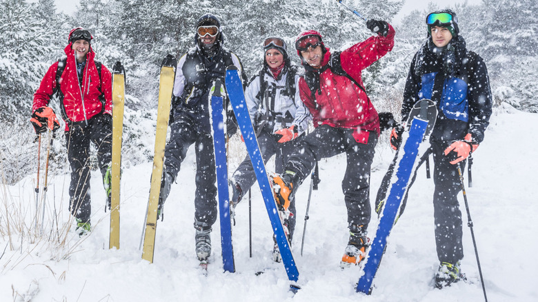 Skiiers at Cairngorm Mountain Resort