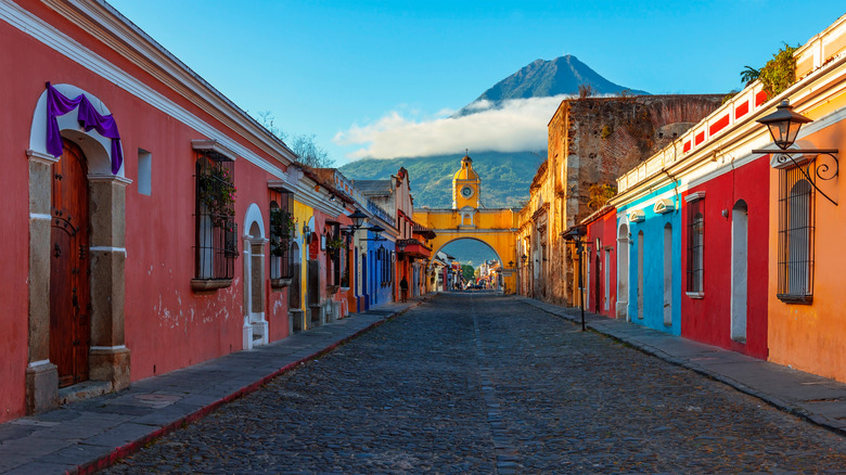 The town of Antigua, Guatemala