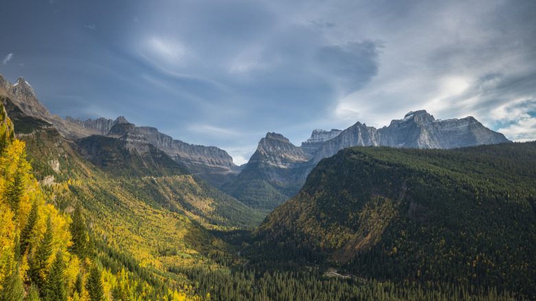 The view from the Going-to-the-Sun Road