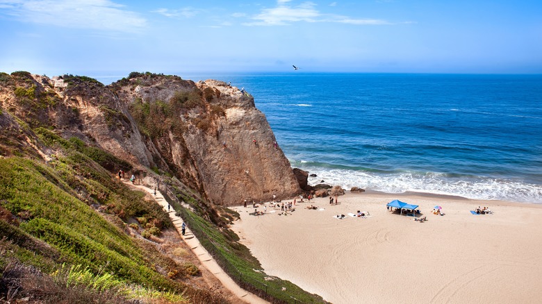 Point Dume cliffs and beach