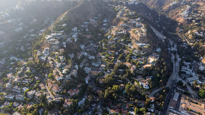 homes of Laurel Canyon neighborhood