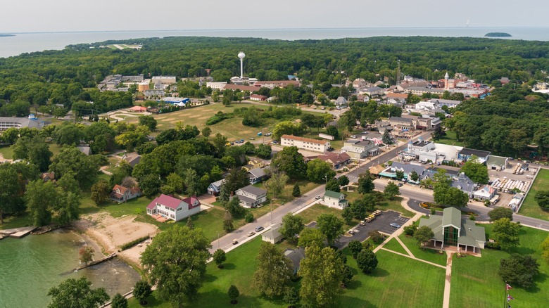 Put-in-Bay island on Lake Erie