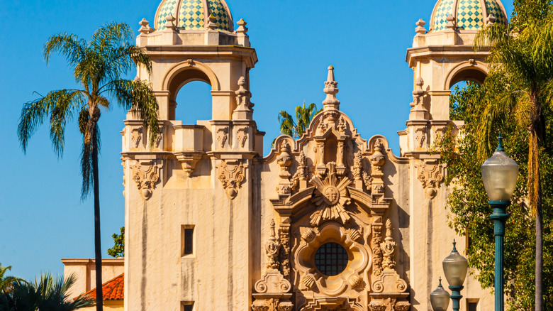 A Spanish-style building in Balboa Park, San Diego