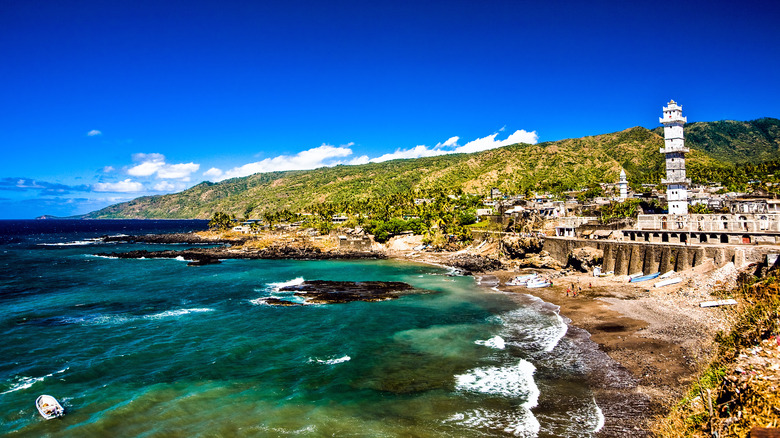 Coastline of Anjouan Island, Comoros