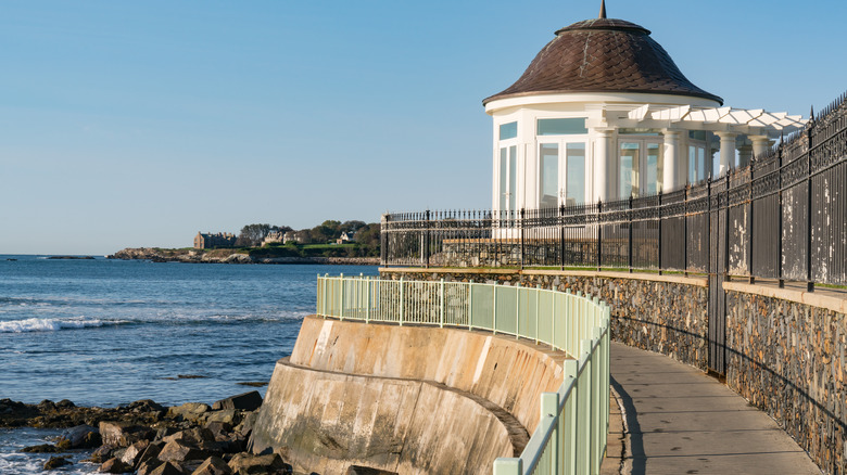 Cliff Walk Newport, Rhode Island gazebo