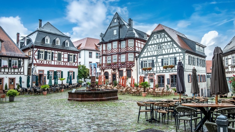 The Marktplatz in Heppenheim