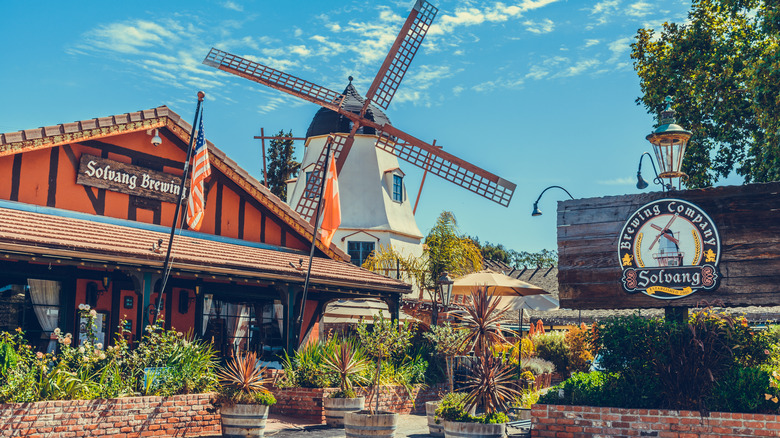 Windmill and brewery in Solvang