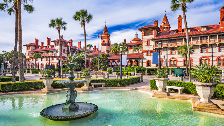 Town square in St. Augustine, Florida