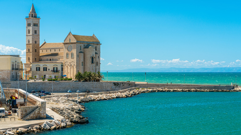 Trani waterfront, just south of Barletta, Italy