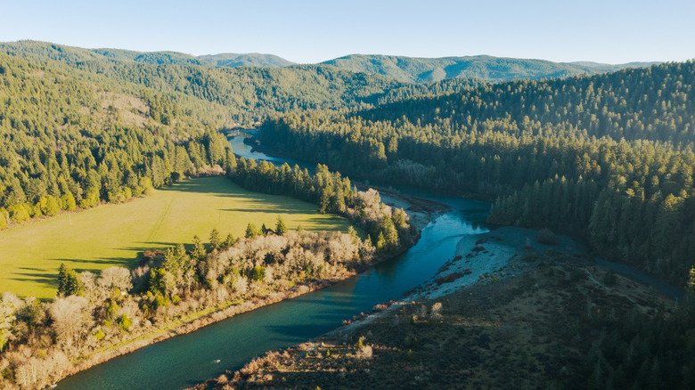 Smith River through Jedediah Smith Redwoods State Park