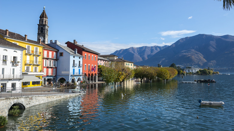 Ascona in Switzerland on a summer's day.