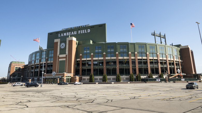 The Iconic Lambeau Field for the Green Bay Packers in Wisconsin