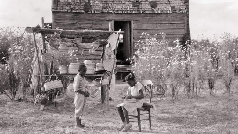 Gullah historic photo African American children South Carolina