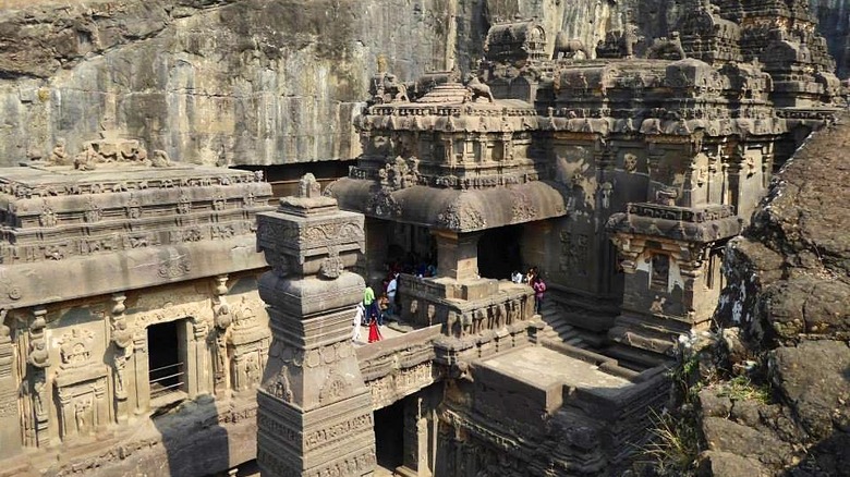 Kailasa temple at the Ellora Caves