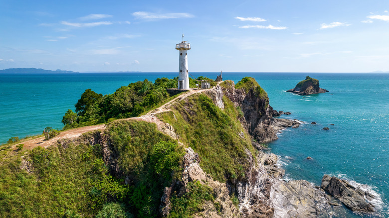 Koh Lanta cliffside lighthouse