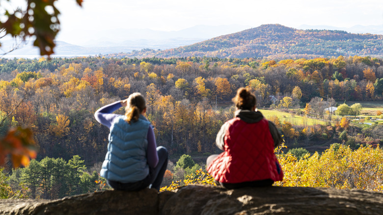 Hikers in Charlotte, VT