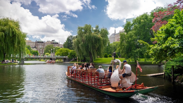 Boats at Boston Public Garden