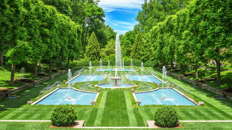 Longwood Gardens fountains