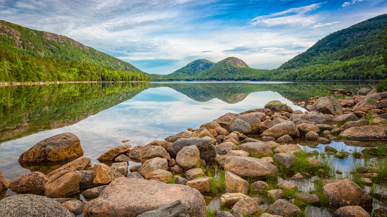 Jordan Pond in Acadia