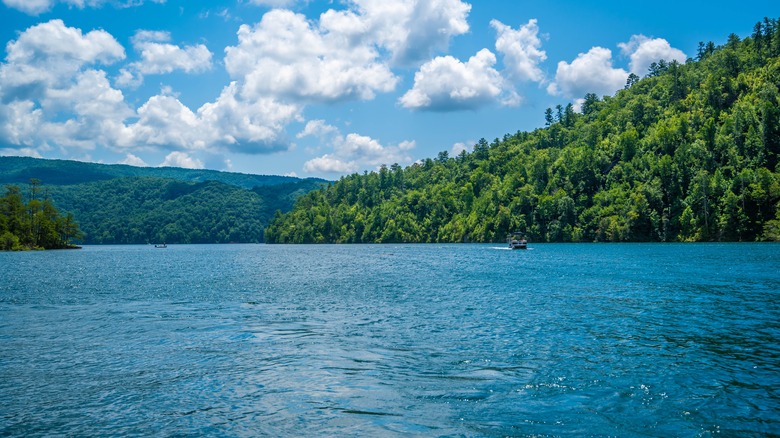 Devils Fork State Park lake