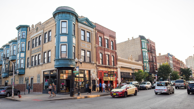 street in Wicker Park neighborhood