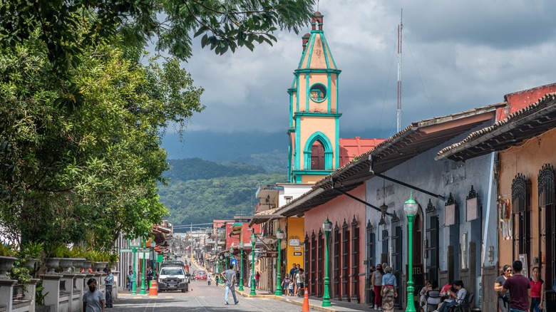 street in Coatepec, Mexico