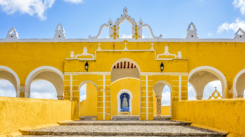 yellow building in Izamal