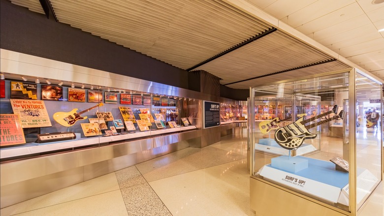 musical instrument exhibit SFO airport