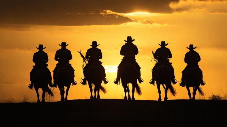 Cowboy silhouette