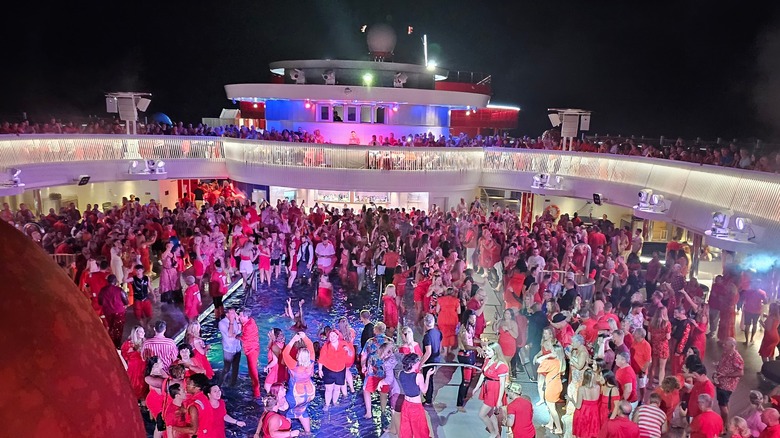 Party on Virgin Voyages cruise