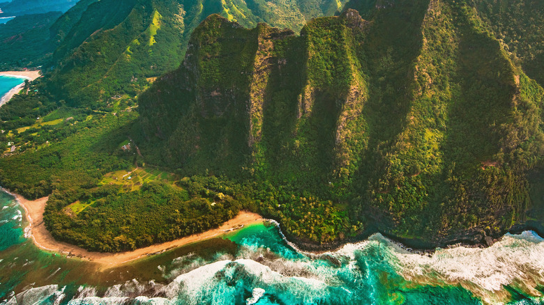 Ke'e beach from above