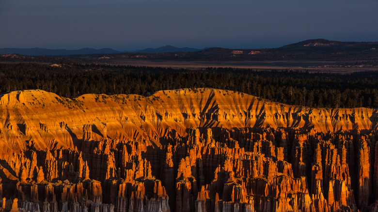 Sunset over Bryce Canyon