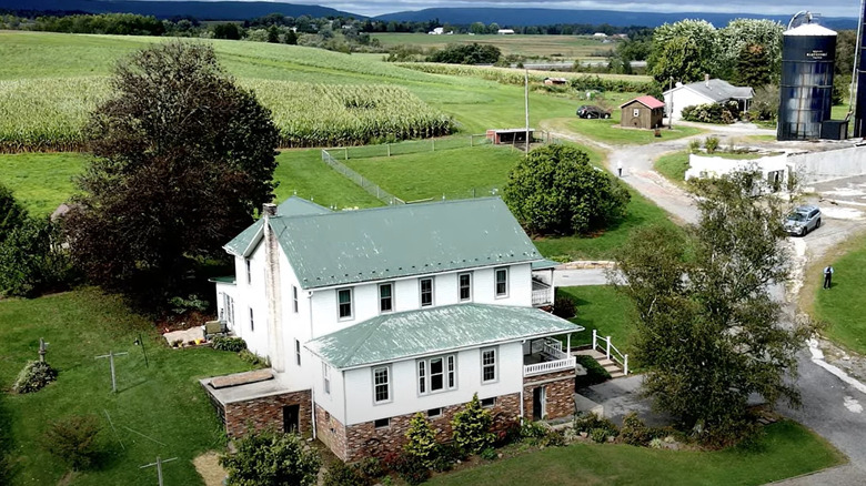 Schantz Haus drone view