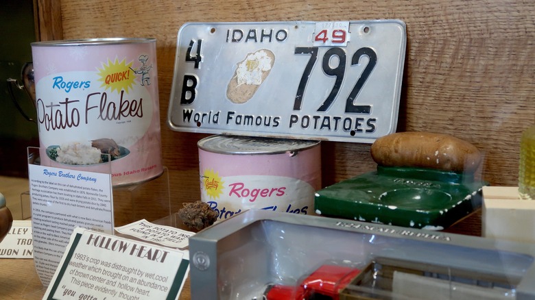 Display at the Idaho Potato Museum