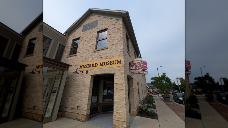 Entrance to the National Mustard Museum in Wisconsin