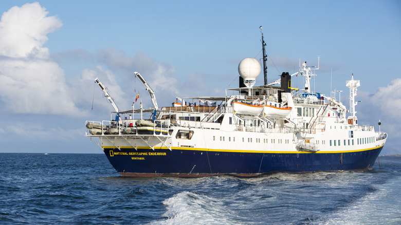 National Geographic Endeavour II Cruise Ship in the Galapagos