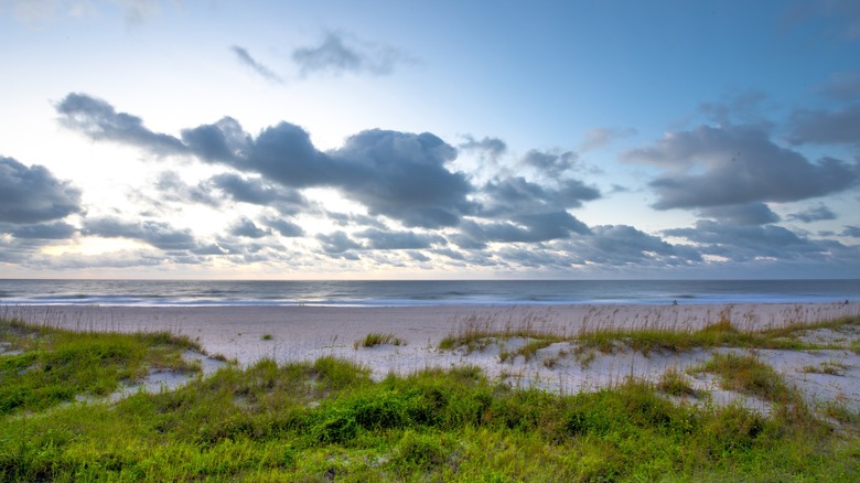 Ferdinand Beach on Amelia Island on Florida