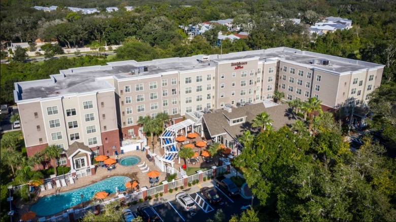 Residence Inn by Marriott on Amelia Island aerial view