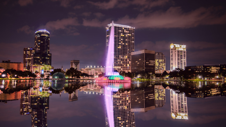 Orlando, Florida at night