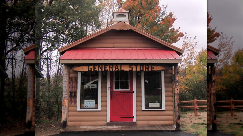 Miniature general store in Speculator, NY