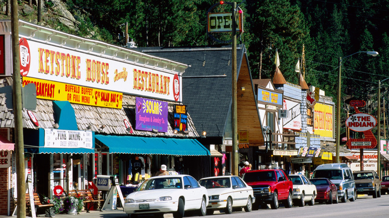 Keystone downtown area, South Dakota