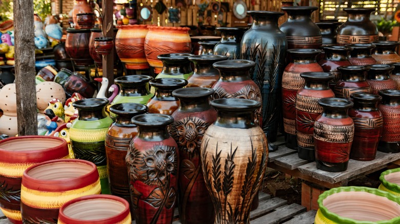 Terracotta vases Areguá Paraguay