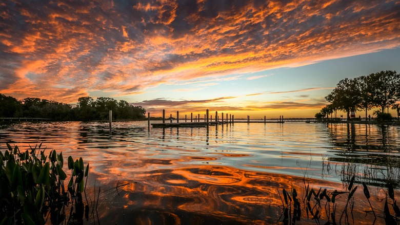 Sunset over Lake Dora